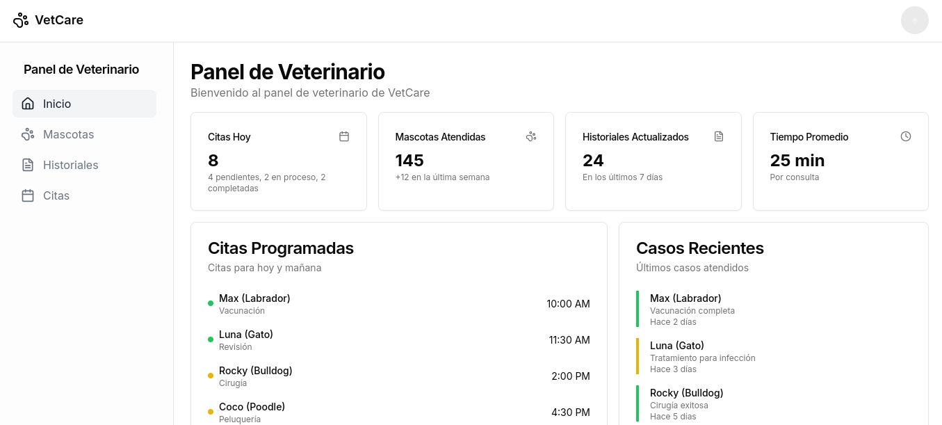Sistema de Gestión Veterinaria